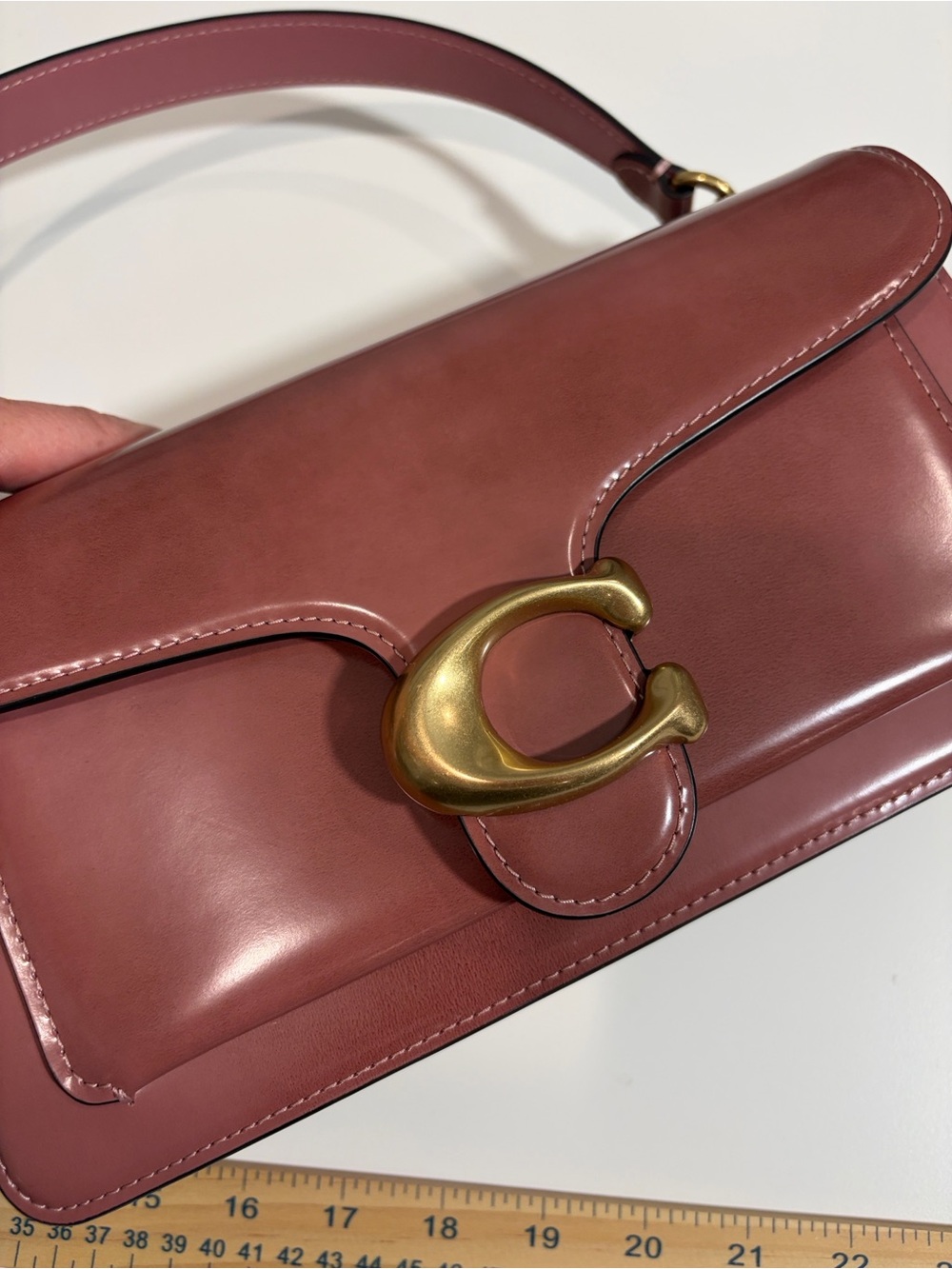 🌸 Coach Tabby 26 in Peony Spazzolato Leather 🌸 - Picture 5 of 9
